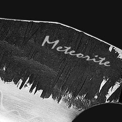 Meteorite Kodiak 7'' Slicing Knife - Heavy-Duty Full-Tang Outdoor Knife for Camp Cooking & Game Processing|T10 Forged Steel & Natural Wooden Handle (Ebony)