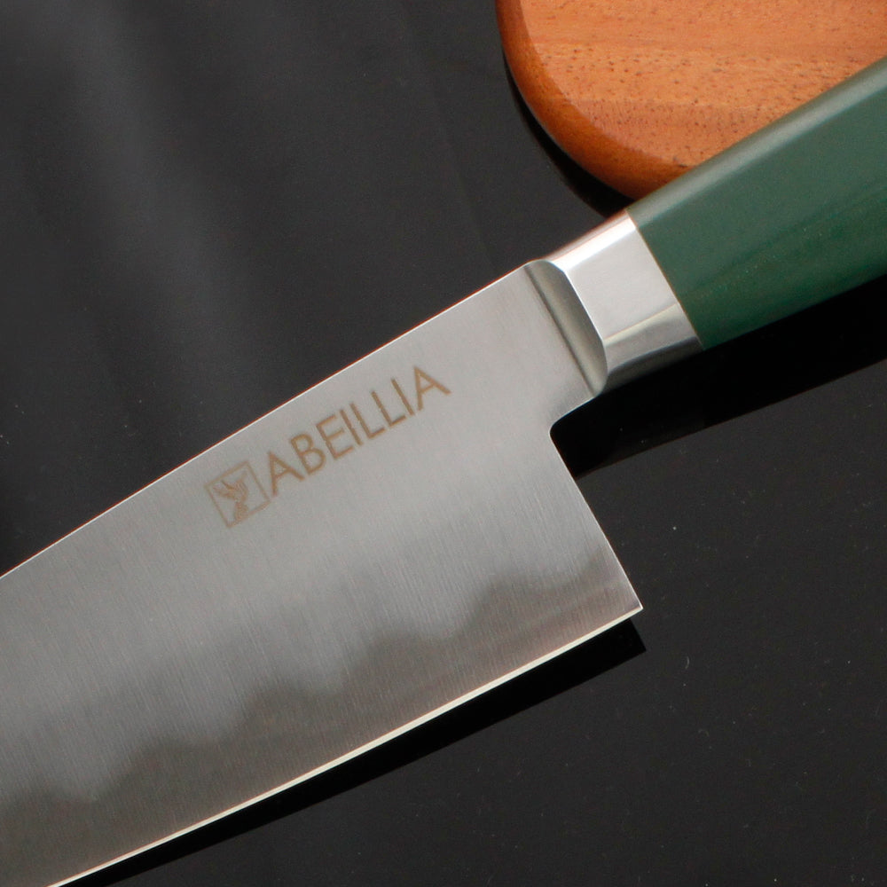 Chef Knife, For Home Daily Cooking, AUS-10/2Cr13 Hybrid Blade, G10 Handle with Steel Bolster – Abeillia Saturn 8 Inch