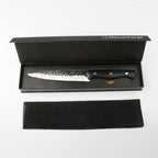 Meteorite Reindeer 7'' Utility Knife - Outdoor Camp Chef's Knife for Picnic Prep & Camp Cooking｜Japanese-Style High-Carbon Steel Blade & Weather-Grip Handle