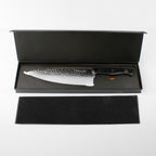 Meteorite Reindeer 9'' Chef Knife - Heavy-Duty Camp Kitchen Knife for Outdoor Cooking & Wild Game Prep｜3.3mm High-Carbon Steel Blade & Non-Slip Grip Handle