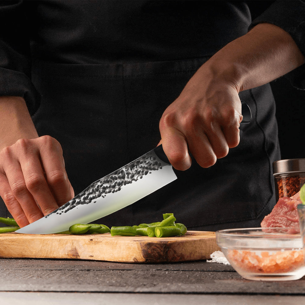 Meteorite Reindeer 9'' Carving Knife - Outdoor Camp Knife for Roast Carving & Picnic Meals｜High-Carbon Stainless Steel Blade & Non-Slip Grip Handle