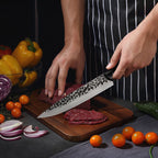 Meteorite Reindeer 9'' Utility Knife - Ultimate Camp Kitchen Tool for Outdoor Cooking & Wild Prep｜3.3mm High-Carbon Steel & Non-Slip Grip Handle