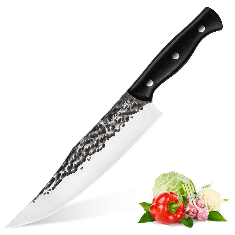 Meteorite Reindeer 9'' Carving Knife - Outdoor Camp Knife for Roast Carving & Picnic Meals｜High-Carbon Stainless Steel Blade & Non-Slip Grip Handle