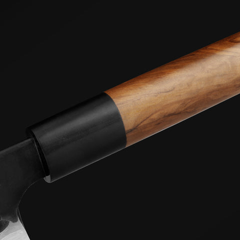 Kajiya Keikoku Olive wood 7 inch VG10 Damascus Steel japanese kitchen Professional Deba  Knives