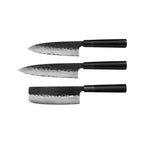 Kajiya Keikoku Japanese Knife Set – 2PCS / 3PCS / 6PCS Options | 67-Layer Damascus Steel | Nakiri, DeBa, Gyuto, Yanagiba, Senmaru | Natural Wood Handle