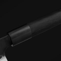 Kajiya Keikoku 9'' ‌YanagiBa - Ultra-Light Japanese Sashimi Knife for Precision Fish Slicing with 67-Layer Damascus Steel & Natural Wooden Handle (Ebony)