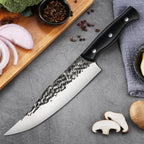 Meteorite Reindeer 9'' Carving Knife - Outdoor Camp Knife for Roast Carving & Picnic Meals｜High-Carbon Stainless Steel Blade & Non-Slip Grip Handle
