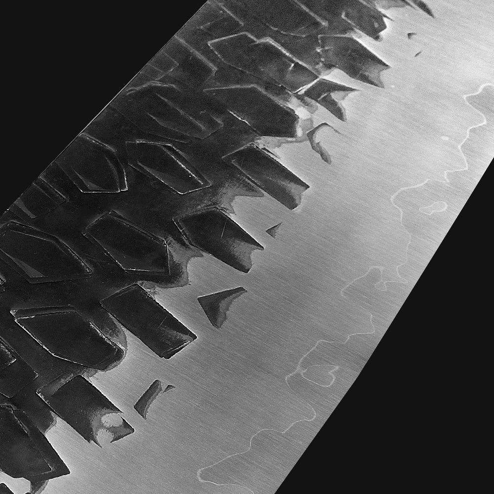 Kajiya Asakusa 7'' Nakiri - Japanese Kitchen Knife for Vegetable Chopping & Precision Slicing with 3-Layer VG10 Steel Blade & Natural Wooden Handle (Olive/Ebony options)