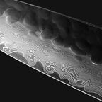 Kajiya Keikoku 7'' Deba - Professional Japanese Kitchen Knife for Fish Deboning & Heavy-Duty Butchering with 67-Layer Damascus VG10 Steel blade & Natural Wooden Handle (Olive/Ebony options)