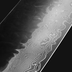 Kajiya Keikoku 7'' Nakiri - Japanese Kitchen Knife for Vegetable Chopping & Precision Slicing with 3-Layer VG10 Steel Blade & Natural Wooden Handle (Ebony)