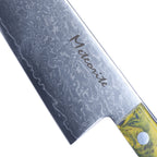 Meteorite PaintedBunting 2pcs Chef & Utility Knife set - Premium Damascus Kitchen Chefs Knife Set - Japanese Style knives Blade in Gift Box