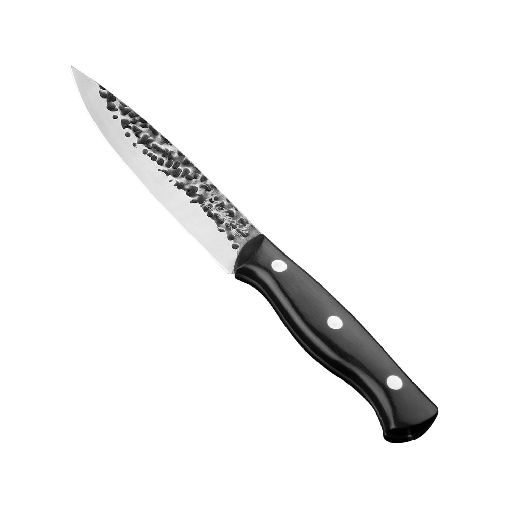 Meteorite Reindeer 7'' Utility Knife - Outdoor Camp Chef's Knife for Picnic Prep & Camp Cooking｜Japanese-Style High-Carbon Steel Blade & Weather-Grip Handle