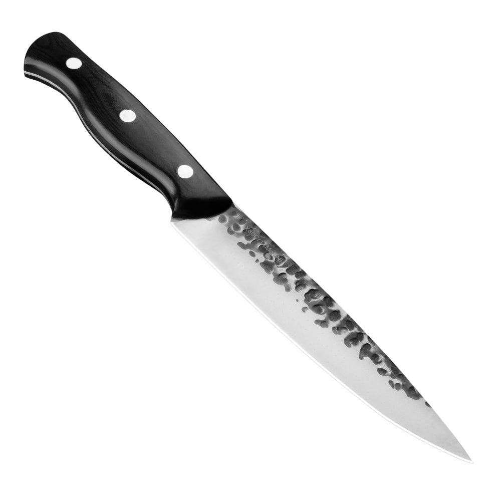 Meteorite Reindeer 9'' Utility Knife - Ultimate Camp Kitchen Tool for Outdoor Cooking & Wild Prep｜3.3mm High-Carbon Steel & Non-Slip Grip Handle