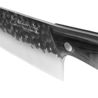 Meteorite Reindeer 9'' Chef Knife - Heavy-Duty Camp Kitchen Knife for Outdoor Cooking & Wild Game Prep｜3.3mm High-Carbon Steel Blade & Non-Slip Grip Handle