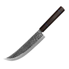 Kajiya Unnan 8.5" Japanese Hunting knife - Professional Meat & Poultry Deboning with Damascus Steel Blade & Ebony Wood Handle