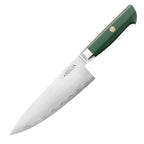 Chef Knife, For Home Daily Cooking, AUS-10/2Cr13 Hybrid Blade, G10 Handle with Steel Bolster – Abeillia Saturn 8 Inch