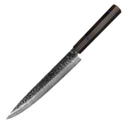 Kajiya Unnan 10" Yanagiba - Japanese Professional Sashimi & Fish Slicing with Damascus Steel Blade & Ebony Wood Handle