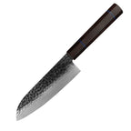 Kajiya Unnan 7" Santoku  - Professional Chef's Choice Multi-Purpose Cutting with 67-Layer Damascus Steel & Ebony Wood Handle