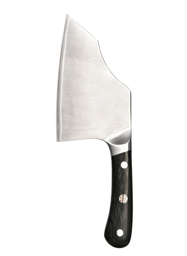Amazilia Aquarius Damascus pattern G10 bone vegetable cleaver kitchen knives 6 inch