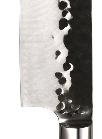 Meteorite Buffalo 7.5 INCH New Design Japanese  5Cr15MoV Steel Wooden Handle Kitchen Santoku Knife