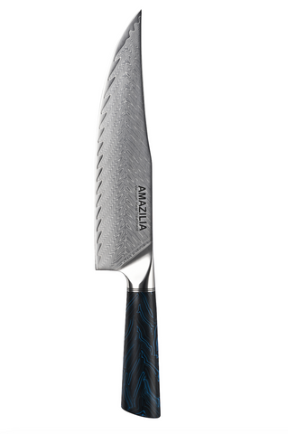 Amazilia Cancer 9 inch Damascus  kitchen Carving  pattern G10  Profesional Slicing kitchen Utility Knife